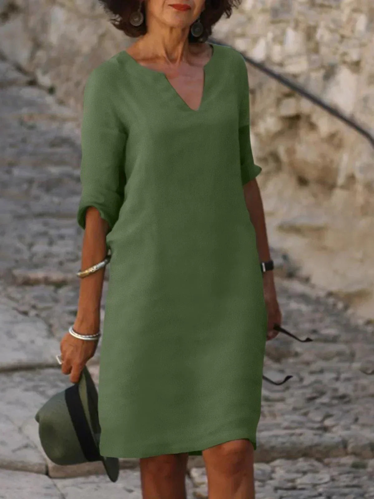 Robe Midi Femme Élégante Chic - Louise