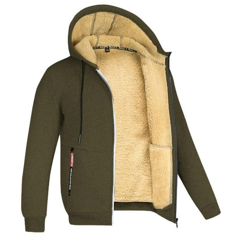 Christophe - Hoodie Chic Zippé Fourré