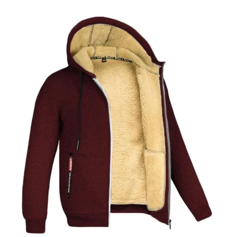 Christophe - Hoodie Chic Zippé Fourré