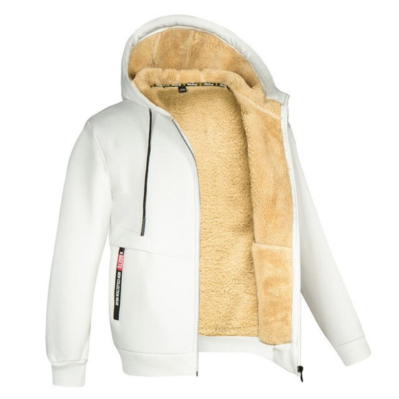 Christophe - Hoodie Chic Zippé Fourré