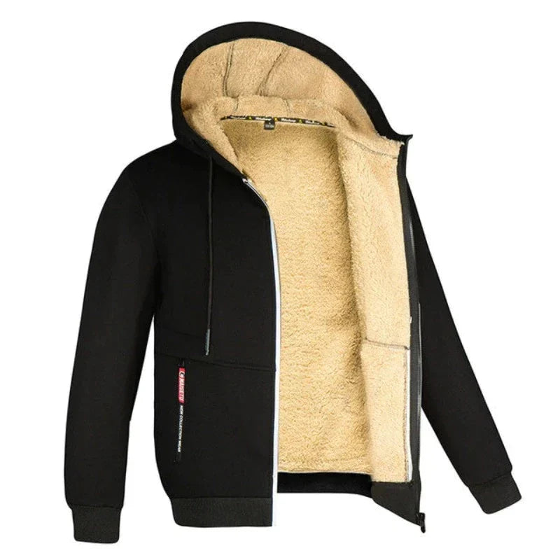Christophe - Hoodie Chic Zippé Fourré
