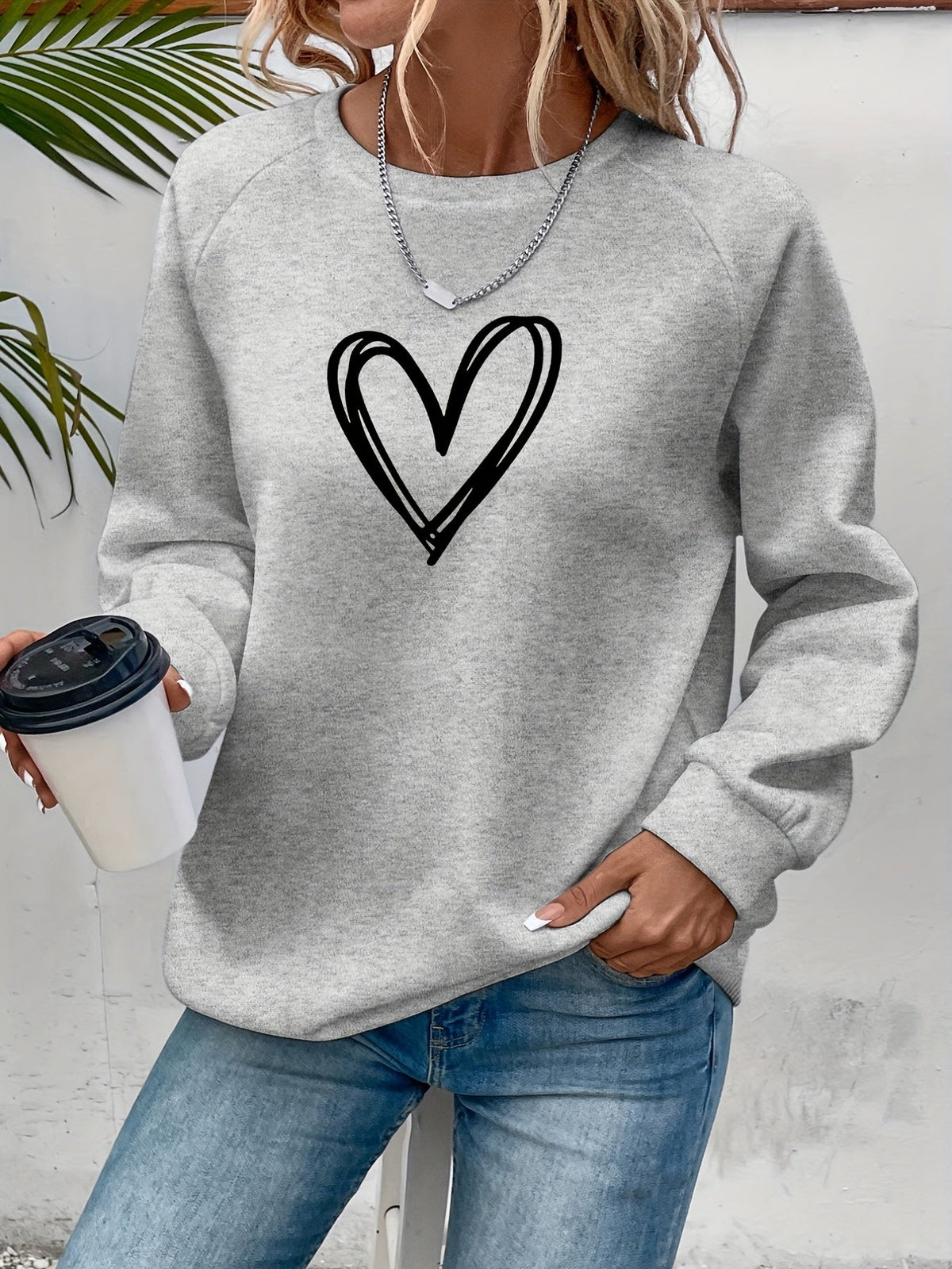 Émilie - Sweat Féminin Oversize Imprimé