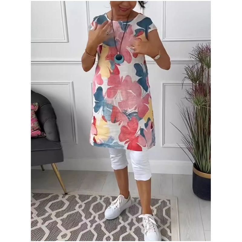 Robe Tunique Femme Fleurie - Margaux