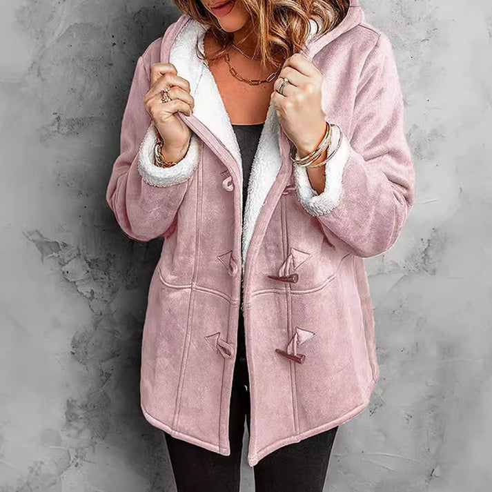 Juliette | Manteau Féminin Daim Sherpa