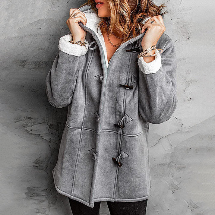 Juliette | Manteau Féminin Daim Sherpa