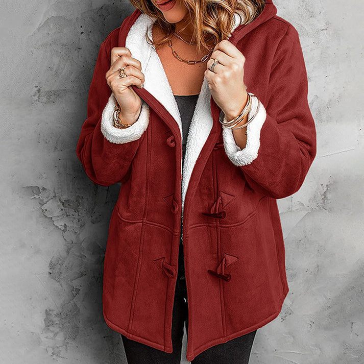 Juliette | Manteau Féminin Daim Sherpa