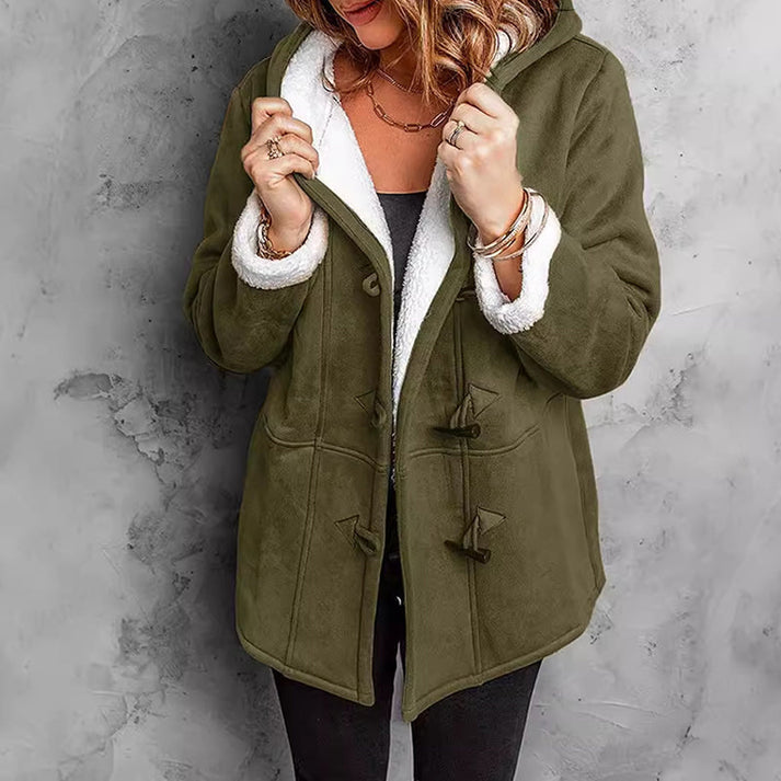 Juliette | Manteau Féminin Daim Sherpa