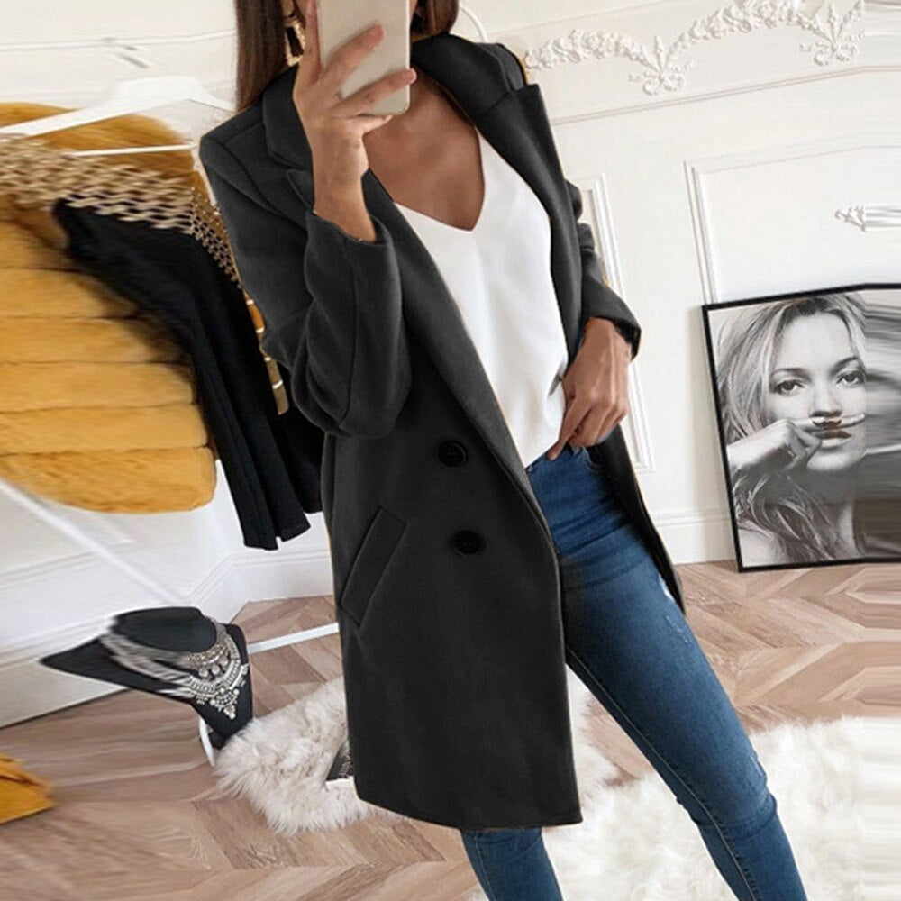 Chloé | Manteau Chic Mi-Long Oversize