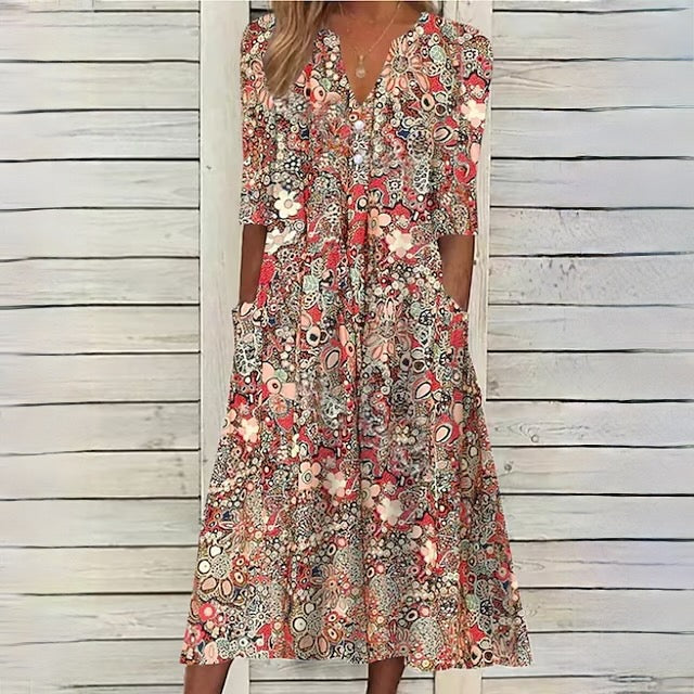 Zoé - Robe Fleurie Chic