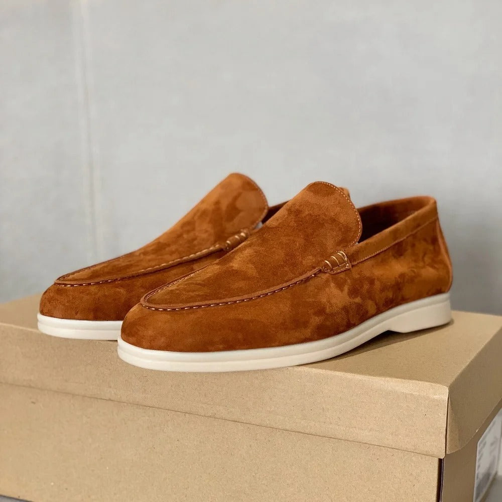 Hugo - Mocassins confortables en daim | Old Money Style Homme