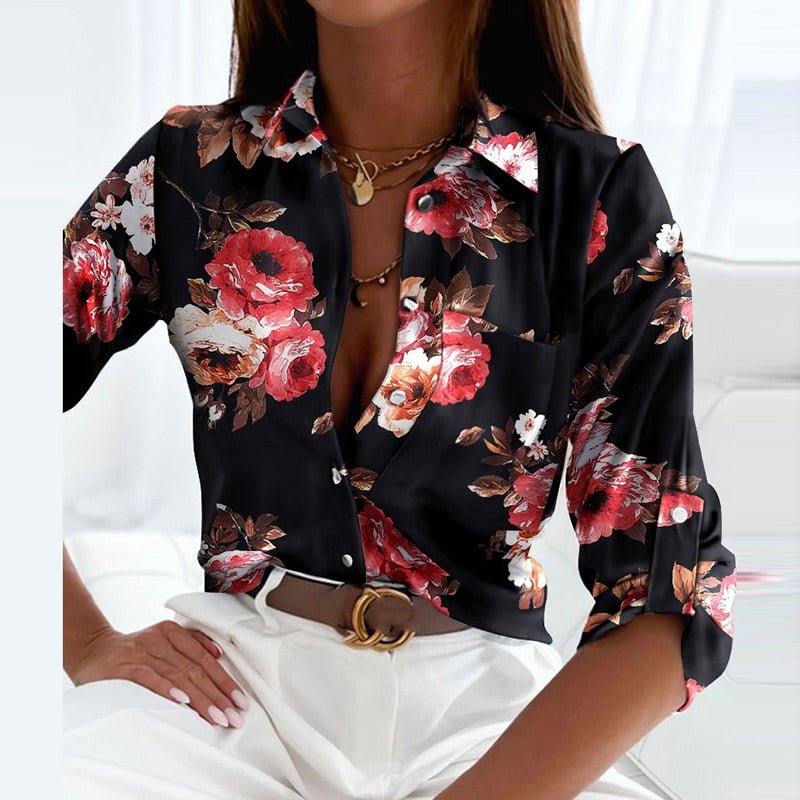 Chemise Femme Chic Imprimée - Adeline