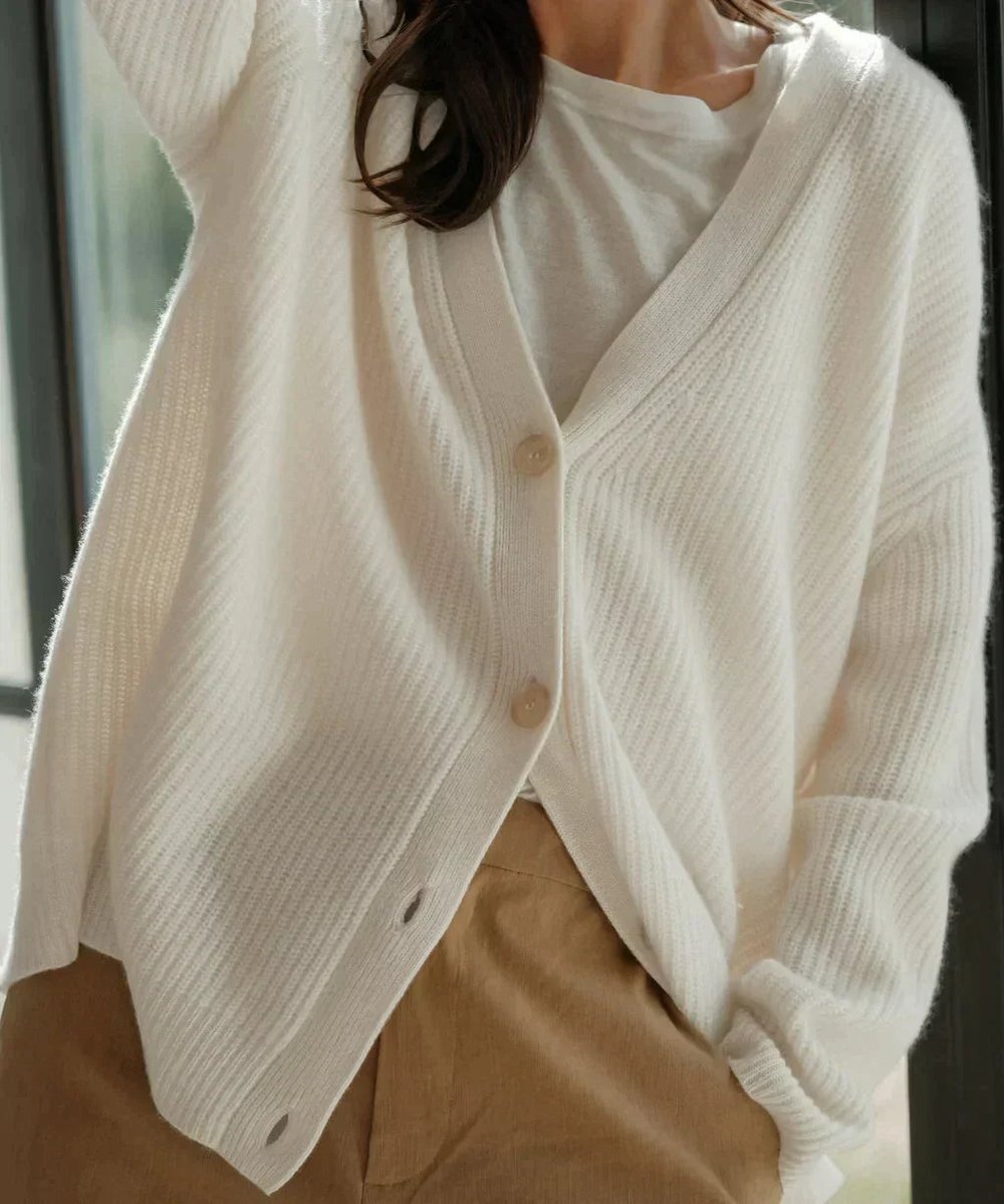 Valérie - Cardigan Raffiné Cachemire Boutonné