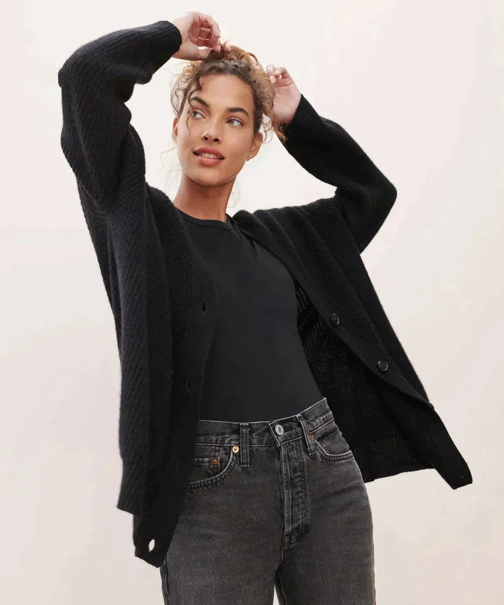 Valérie - Cardigan Raffiné Cachemire Boutonné